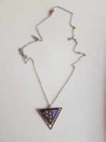 Üçgen Miyuki Kolye