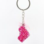 Kalpli Kristal Anahtarlık