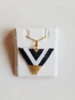 Piramit Miyuki Kolye - Görsel 2