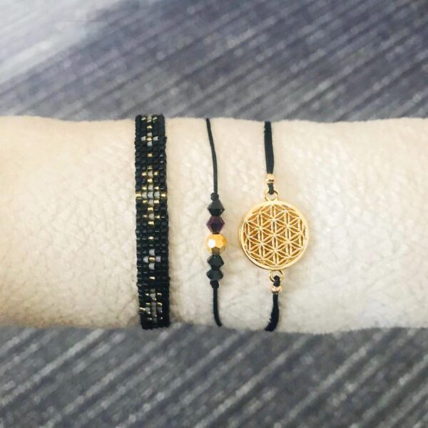 Üçlü Miyuki Bileklik