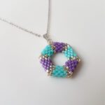 Altıgen Miyuki Kolye