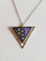 Üçgen Miyuki Kolye - Görsel 2