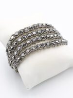 Dört Sıralı Kristal Bileklik (Seçenekli) - Görsel 2