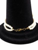 Sedef ve Altın Kristalli İnci Bileklik - Görsel 2