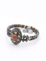 Yıldız Taşı Hematit Kordon Saat Tipi Bileklik