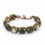 Kaplan Gözü Akik Karma Doğal Taş Bileklik