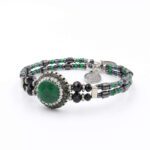 Yeşil Akik Doğal Taş Bileklik