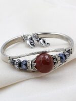 Kahverengi Akik Yunuslu Bileklik - Görsel 2