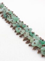 Kırık Taşlı Yeşil Akik Bileklik - Görsel 2