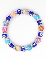 Pırlanta Bezemeli Fimolu Lastik Bileklik - Görsel 2