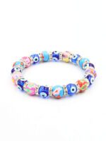Pırlanta Bezemeli Fimolu Lastik Bileklik