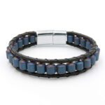 Silindir Hematit Erkek Bileklik