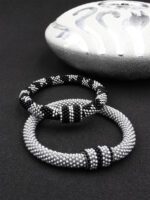 Gümüş Serisi Hapishane İşi Bileklik (İkili Set) - Görsel 2