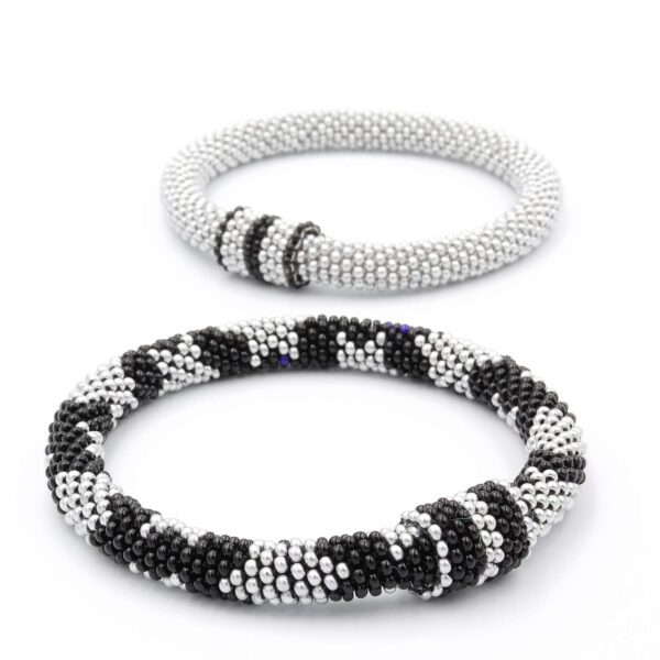 Gümüş Serisi Hapishane İşi Bileklik (İkili Set)