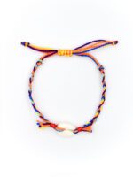 Cowry Deniz Kabuklu Örgü Bilekik