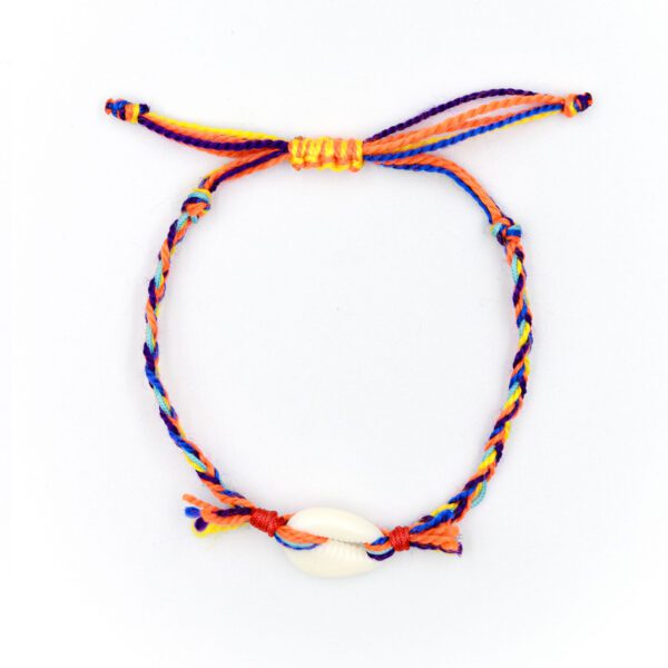 Cowry Deniz Kabuklu Örgü Bilekik