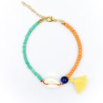 Cowry Deniz Kabuklu Kum Boncuğu Bilekik