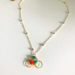 Halkalı Miyuki Kolye