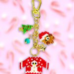 Kırmızı Yılbaşı Miyuki Anahtarlık