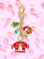 Kırmızı Yılbaşı Miyuki Anahtarlık