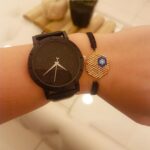 Miyuki Yuvarlak Gold Nazar Kolye Ve Bileklik - Görsel 3