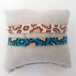 Renkli Leopar Desen Miyuki Bileklik (Renk Seçenekli)