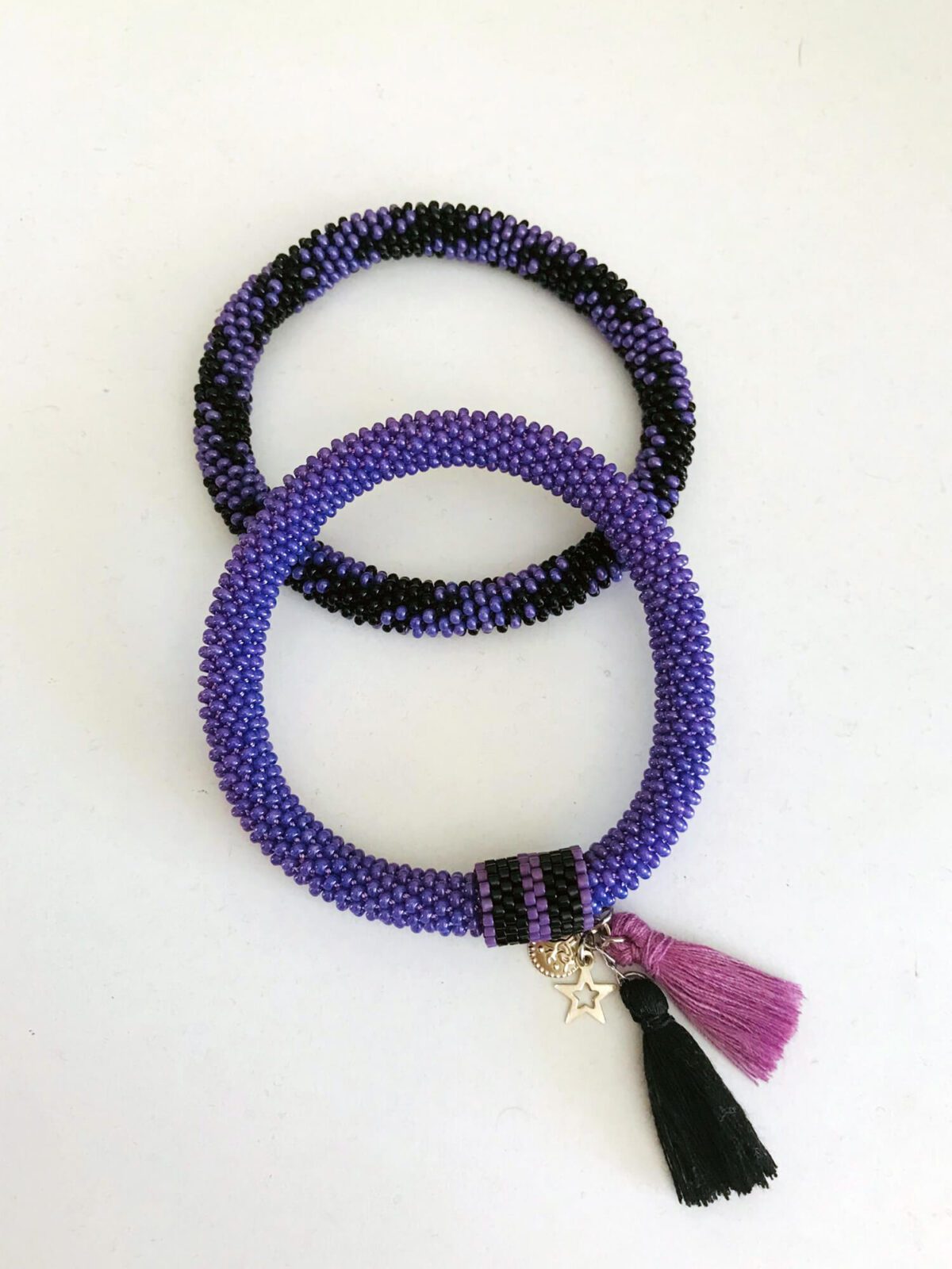 bryblk188-1.jpg i̇kili mor renkli hapishane i̇şi bileklik (2'li) - görsel 1