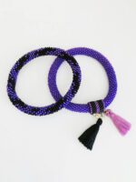 İkili Mor Renkli Hapishane İşi Bileklik (2'li) - Görsel 2