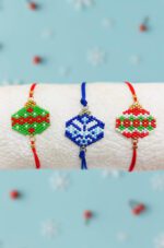 Yılbaşı Desenli Miyuki Bileklik (Seçenekli)