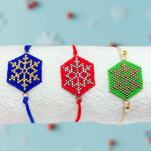 Yılbaşı Kar Tanesi Miyuki Bileklik (Seçenekli)