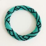 Siyah Yeşil Bohem Hapishane İşi Bileklik