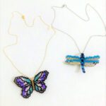 Kelebek ve Yusufçuk Miyuki Kolye (Seçenekli)