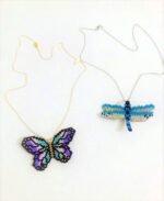 Kelebek ve Yusufçuk Miyuki Kolye (Seçenekli)