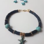 Mavi Fimo Yıldız Halhal