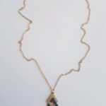 İkili Üçgen Miyuki Kolye