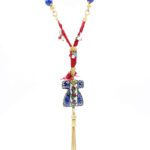 Kaftanlı İnci Ve Doğal Taşlı Kolye