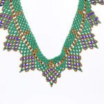 Kum Boncuk Kristal Otantik Kolye