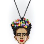 Frida Kahlo Büyük Boy Miyuki Kolye