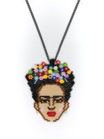 Frida Kahlo Büyük Boy Miyuki Kolye