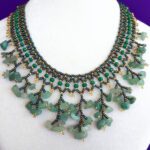 Yeşil Akik Salık Kolye