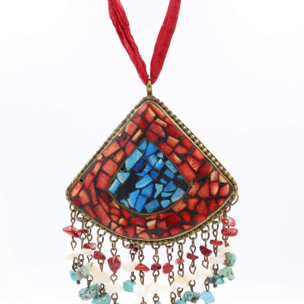 Mozaik Doğal Taş Kolye