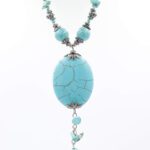 Firüze Doğal Taşlı Kolye