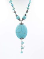 Firüze Doğal Taşlı Kolye