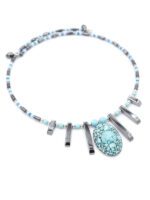 Kleopatra Doğal Taşlı Boncuklu Kolye - Görsel 2