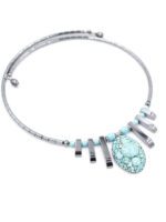 Kleopatra Doğal Taşlı Kolye - Görsel 2