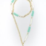 İstiridye Kabuğu Uzun Kolye