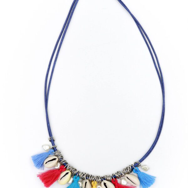 Deniz Esintisi Püsküllü Kolye