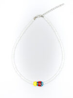 Cam Balık Figür Kum Boncuk Kolye