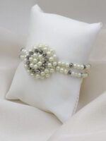 Gümüş Kristalli İnci Seti - Görsel 2