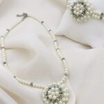 Gümüş Kristalli İnci Seti